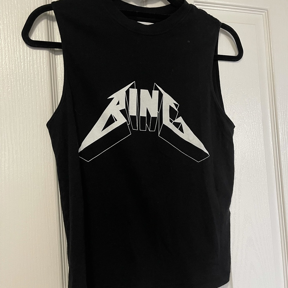 Anine Bing sleeveless graphic tank